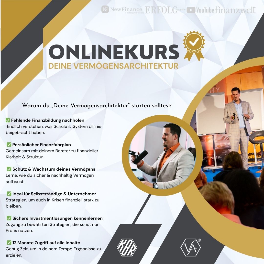 Onlinekurs - Deine Vermögensarchitektur – Kay B. Rogalla Onlinekurs fuer Vermoegenaufbau und Finanzplanung