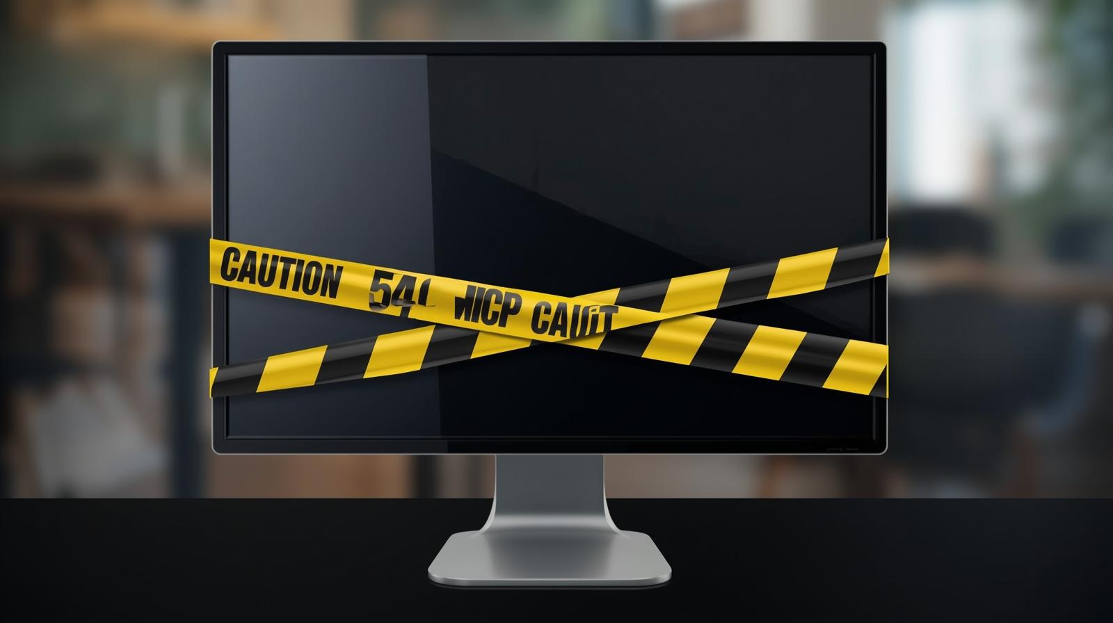 Monitor mit Finanzdaten und Boersenkursen