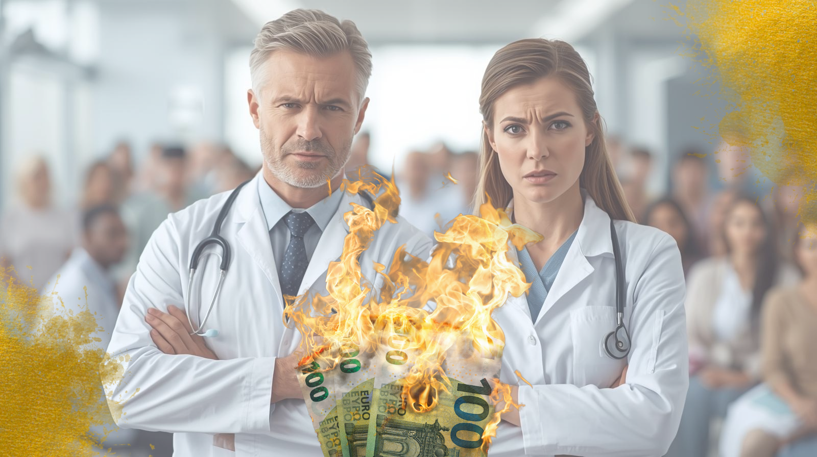 Aerzte und verbranntes Geld - Finanzfehler im Gesundheitswesen