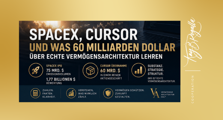 SpaceX(1) SpaceX, Cursor und 60 Milliarden Dollar! Was lehrt uns dies über Vermögensarchitektur? – Kay B. Rogalla